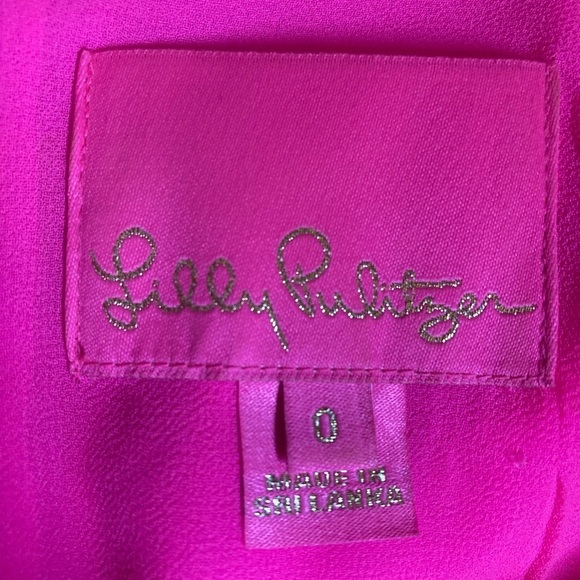 Lilly Pulitzer Adrienne Halter Chain Dress in Raz Berry - Picture 9 of 12